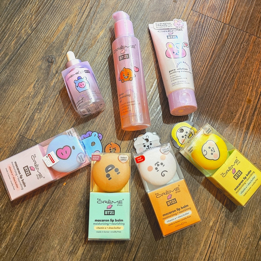 BT21 the CRÈME Shop LOT 7 PCS
